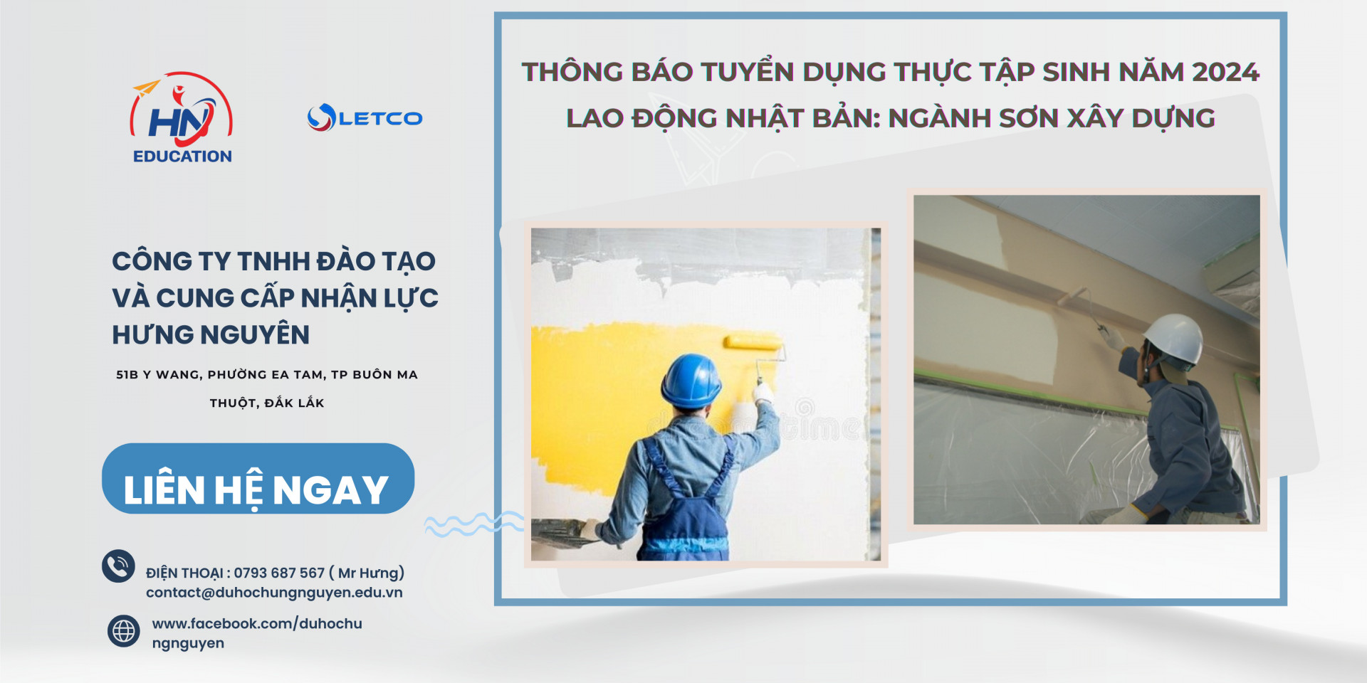 Lao động Nhật Bản: Ngành sơn xây dựng