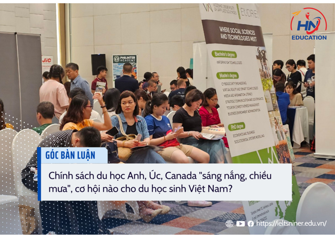 Chính sách du học Anh, Úc, Canada