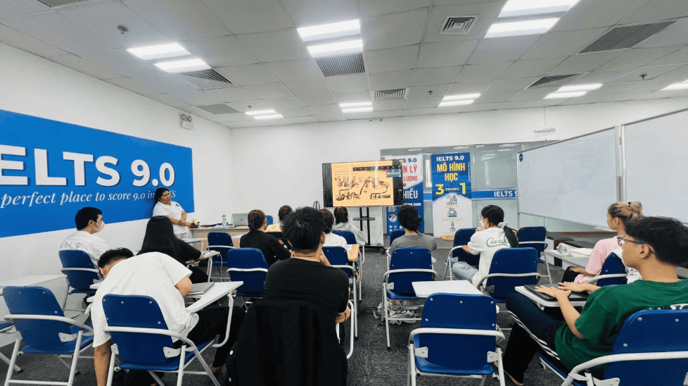 Mô hình lớp học tại IELTS 9.0 