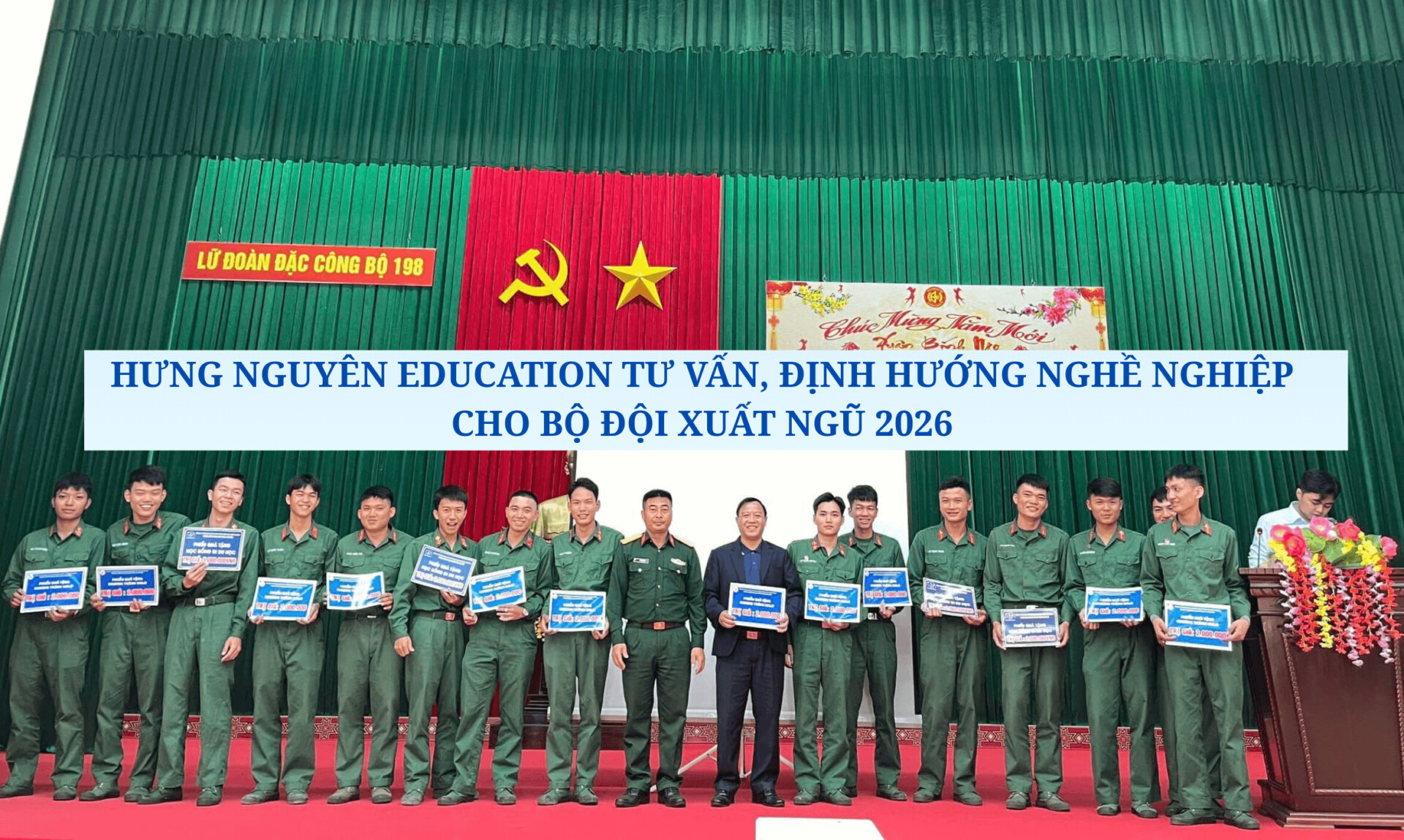 Hưng Nguyên Education tư vấn nghề nghiệp, việc làm cho Bộ đội xuất ngũ 2026
